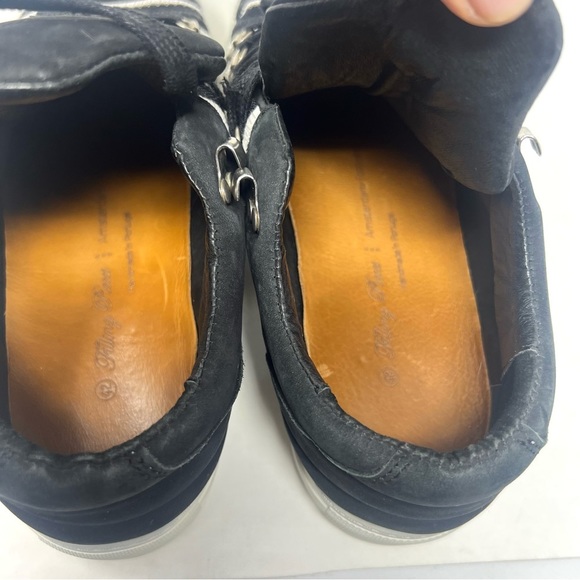 Filling Pieces Men’s Mountain Cut Fashion Sneaker Sz 42 EU 9.5 US Striped Black - Picture 8 of 8